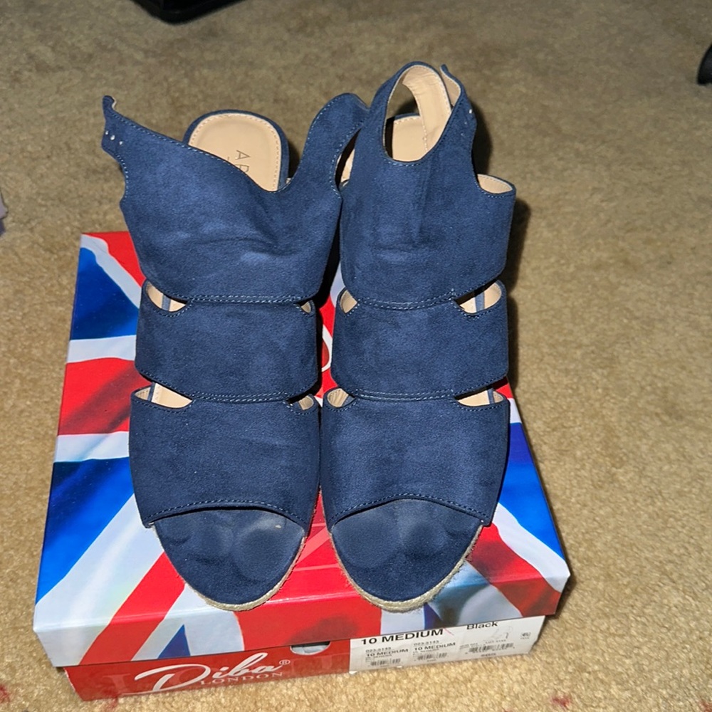 Blue wedges